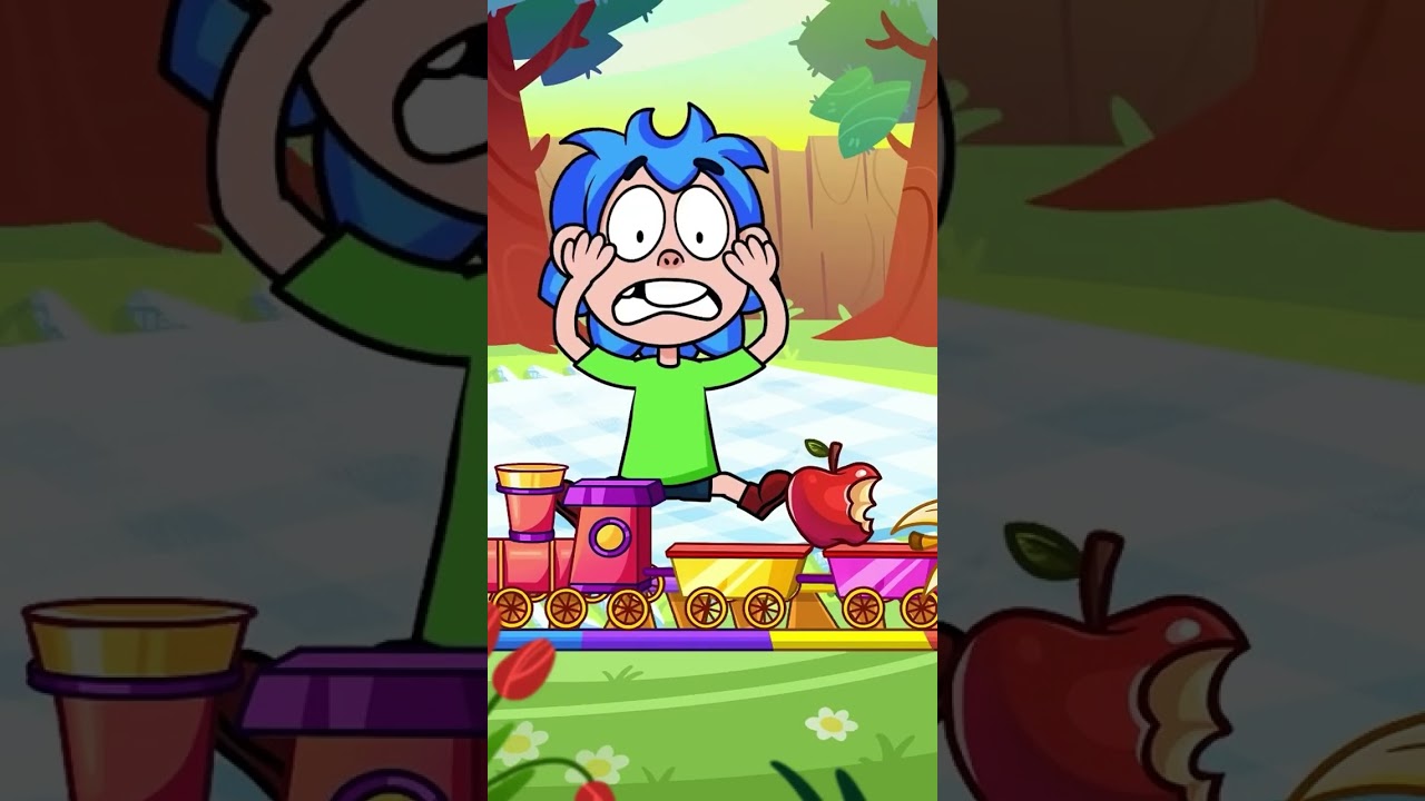 Toy Train Song 🙂 | Choo Choo Song | Nursery Rhymes For Kids