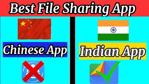 Best File Sharing App For Android | Shareit Similar Indian App | Secure File Transfer App