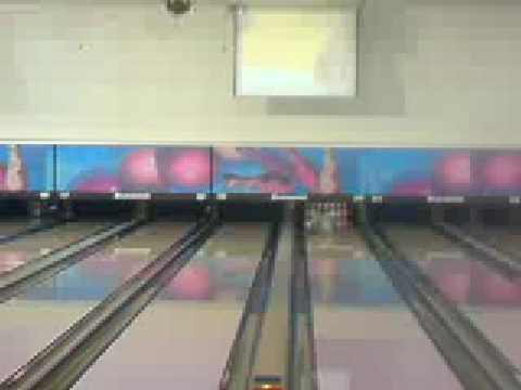 Alex human bowling ball at bowlplex dunfermline