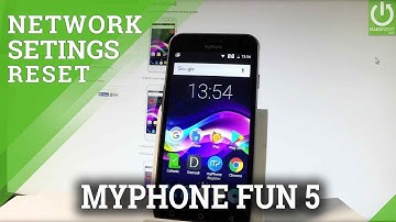 How to Reset Network Settings in myPhone Fun 5 - Restore Network