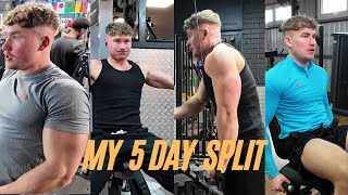 The Best 5 Day Training Split To Build Muscle (Full Routine)