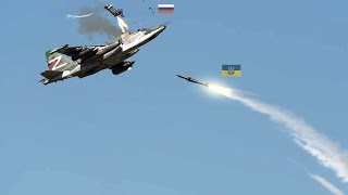 Scary moment! SU-25 fighter pilot of the Russian Air Force Died instantly after ejecting. screenshot 1