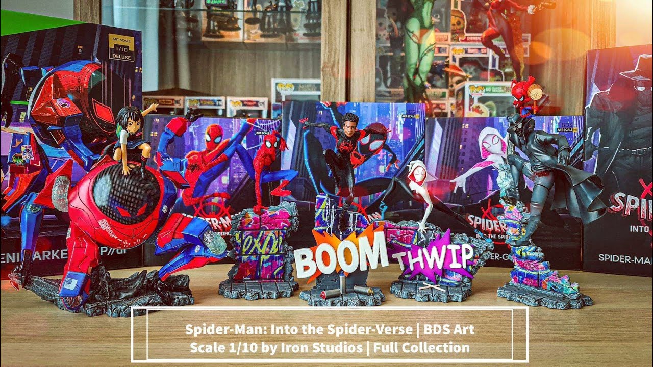 Iron Studios Spider-Man into the Spider-verse BDS Art Scale 1/10 ...