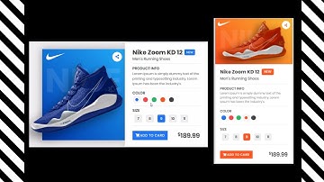 CSS Creative Product Card UI Design using Html 5 & Css 3