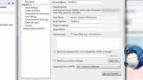 Thunderbird - Send from a different name