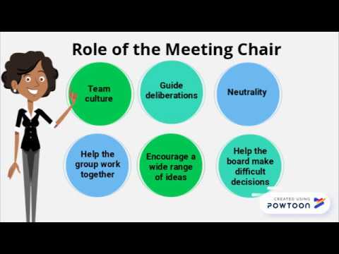 7 Tips For Chairing A Meeting Youtube