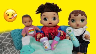 Baby Alive doll Drake's sick day morning routine by The Gummy Channel 61,466 views 1 month ago 8 minutes, 44 seconds