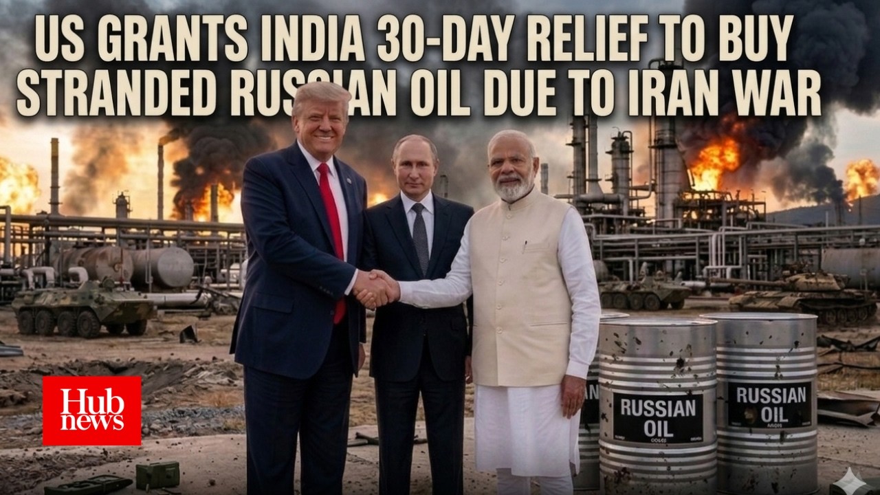 US Grants India 30-Day Relief to Buy Stranded Russian Oil Due to Iran ...