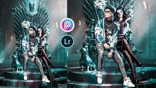 the king of queen photo editing tutorial in PicsArt || tik tok star @_rohitttt09 photo editing in Pi screenshot 5