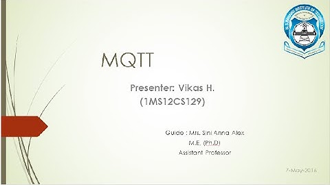 MQTT overview