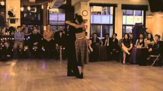 Carlos Copello and  Mariana Fresno, dancing Patetico by Osvaldo Pugliese. NYC 12/2013