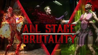 How to perform ALL STAGE BRUTALITY | Mortal Kombat 11 by V Redgrave 34,369 views 4 years ago 4 minutes, 17 seconds