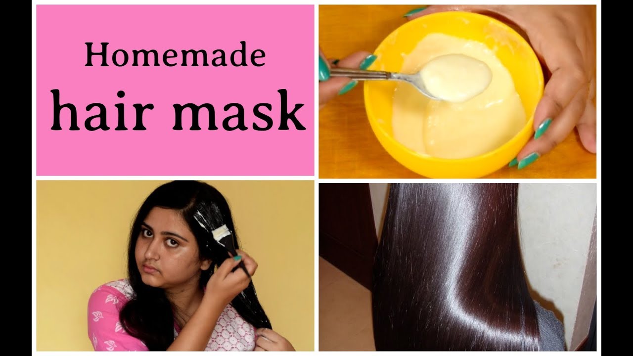Get super silky & glossy hair naturally DIY Hair Mask for Deep