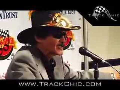 Track Chic TV presents 2008 Sound & Speed Press Conference featuring Richard Petty. www.TrackChic.com