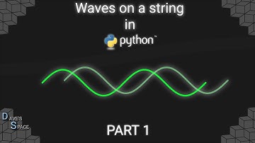 Waves on a string in Python (tutorial): Part 1