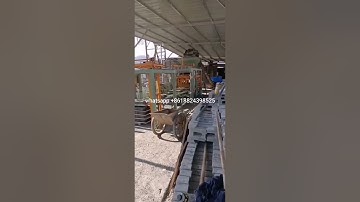 whatsapp+8618824398525 QT10-15 full automatic block making machine in customer