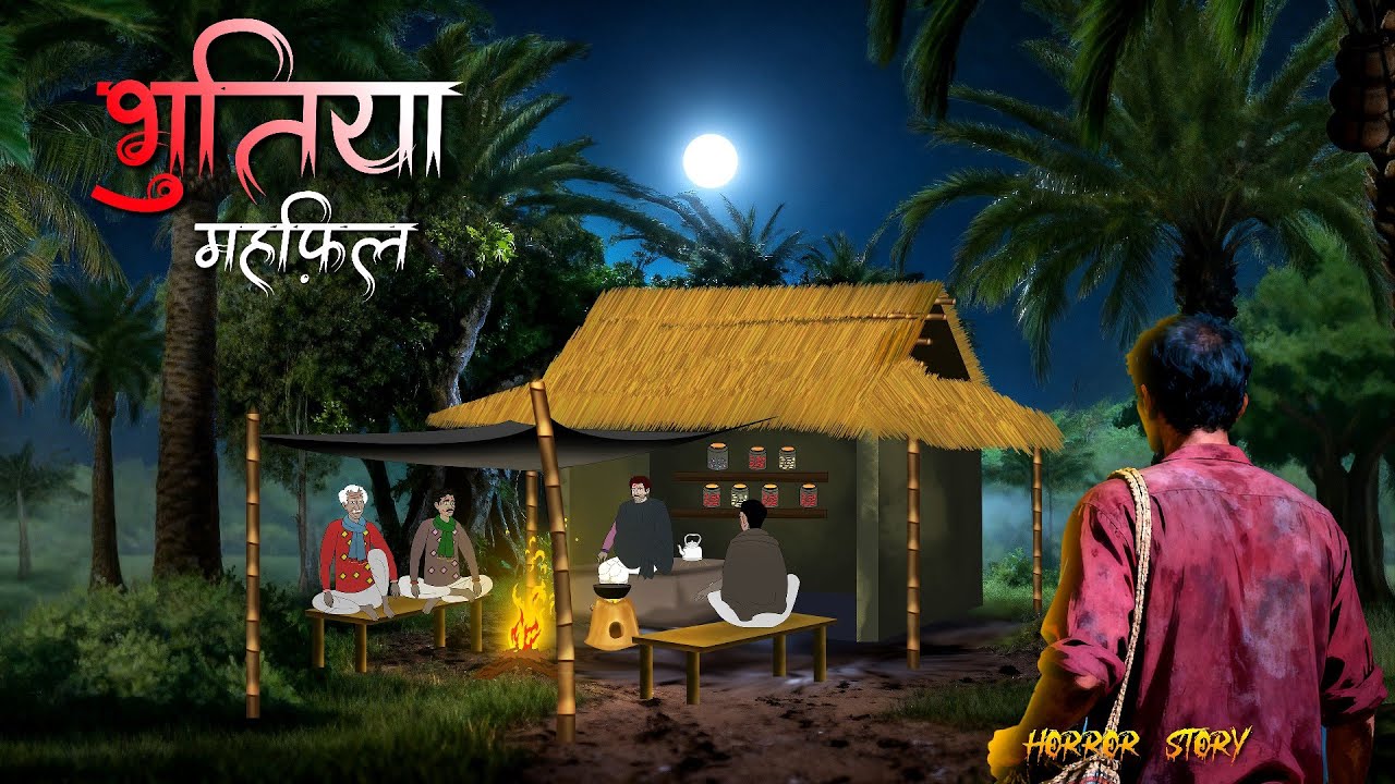 भूतों का महफिल | Hindi Horror Story | Bhutiya Kahani | Village Horror Story. 