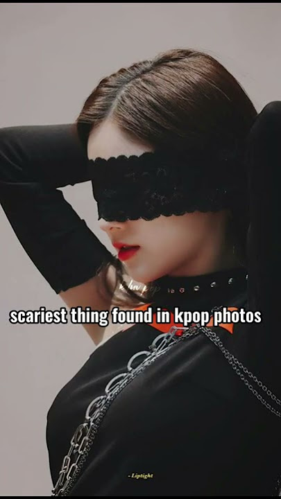 scariest thing found in kpop photos!#shorts #kpop #scary 💀😱