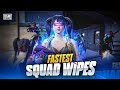 Fastest Squad wipes in iqoo neo9pro 90fps bgmi test⏩▶️⏩