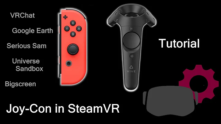 Nintendo Joy-Con in Virtual Reality Steam VR (Tutorial)