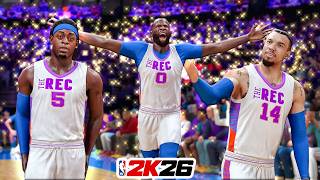 THE FUNNIEST REC RANDOM TEAM IN NBA 2K26!(RAGE AND FUNNY MOMENTS)