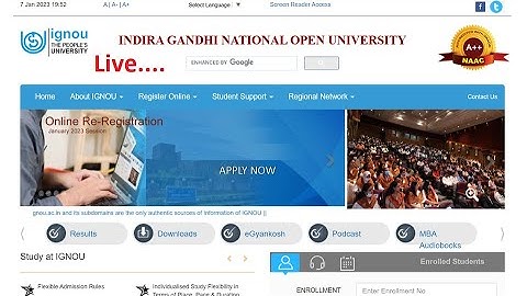 #84 Live  || 🔴 IGNOU LIVE  Q&A