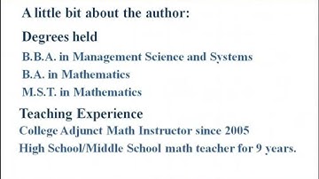 Welcome to Demystifying Math