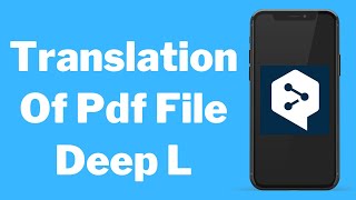 How To Translate pdf File On Deepl Translator screenshot 2