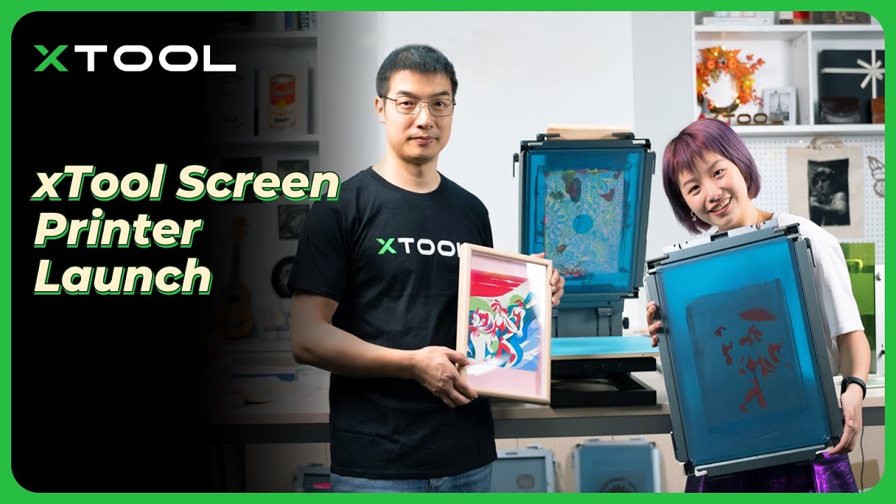 xTool Accelerates Design Production and Output with the New xTool Screen  Printer