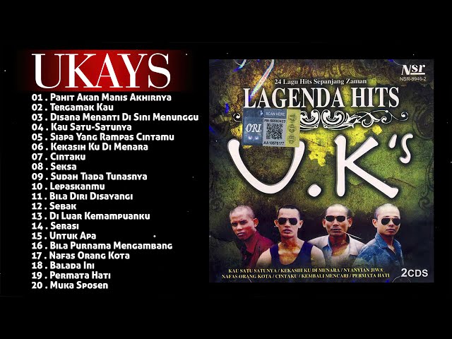 Ukays Full Album - Lagu Rock Kapak Terpilih 90an Terbaik || Lagu Jiwang Terpilih 90an Terbaik! class=