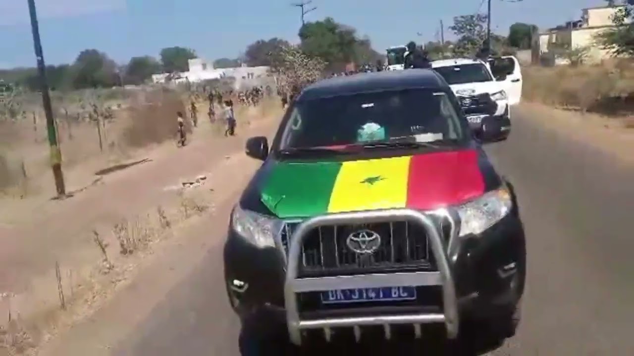 ARRIVE DE LA COUPE A JOAL PAR MADAME LA MINISTRE KHADY DIENE GUEYE