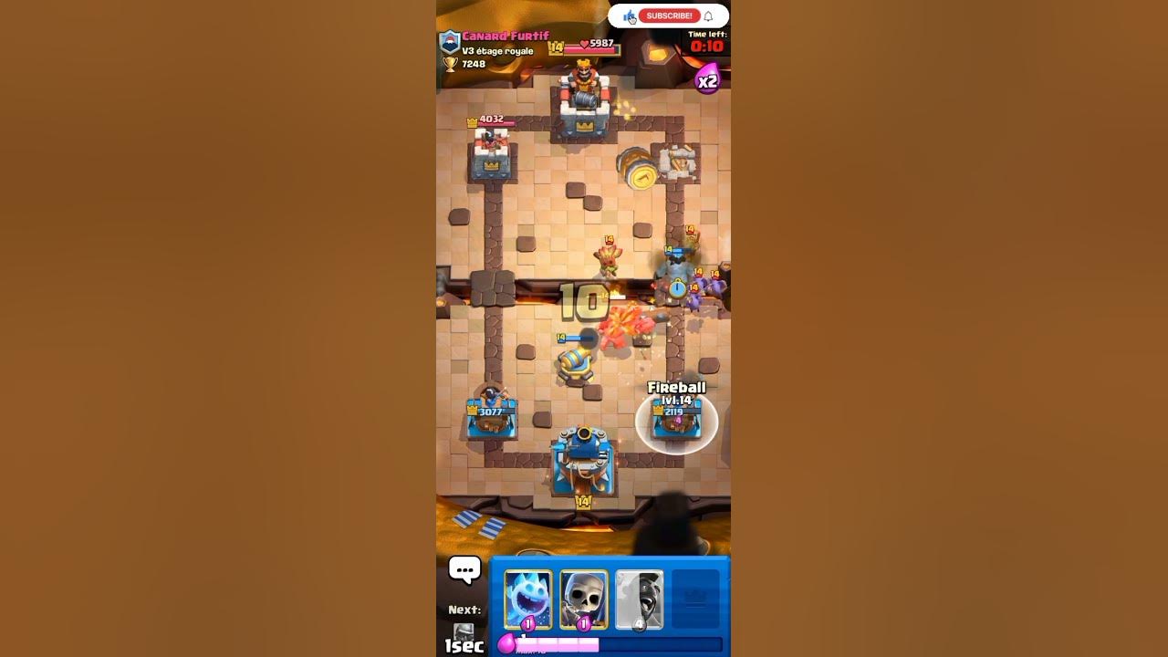 Clash royale 2 6 hog cycle vs golem deck 7300 pt 3 clash royale