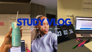 STUDY VLOG: A GLIMPSE OF MY EXAM PERIOD | ALL NIGHTERS | PRODUCTIVE WEEK | SOUTH AFRICAN YOUTUBER