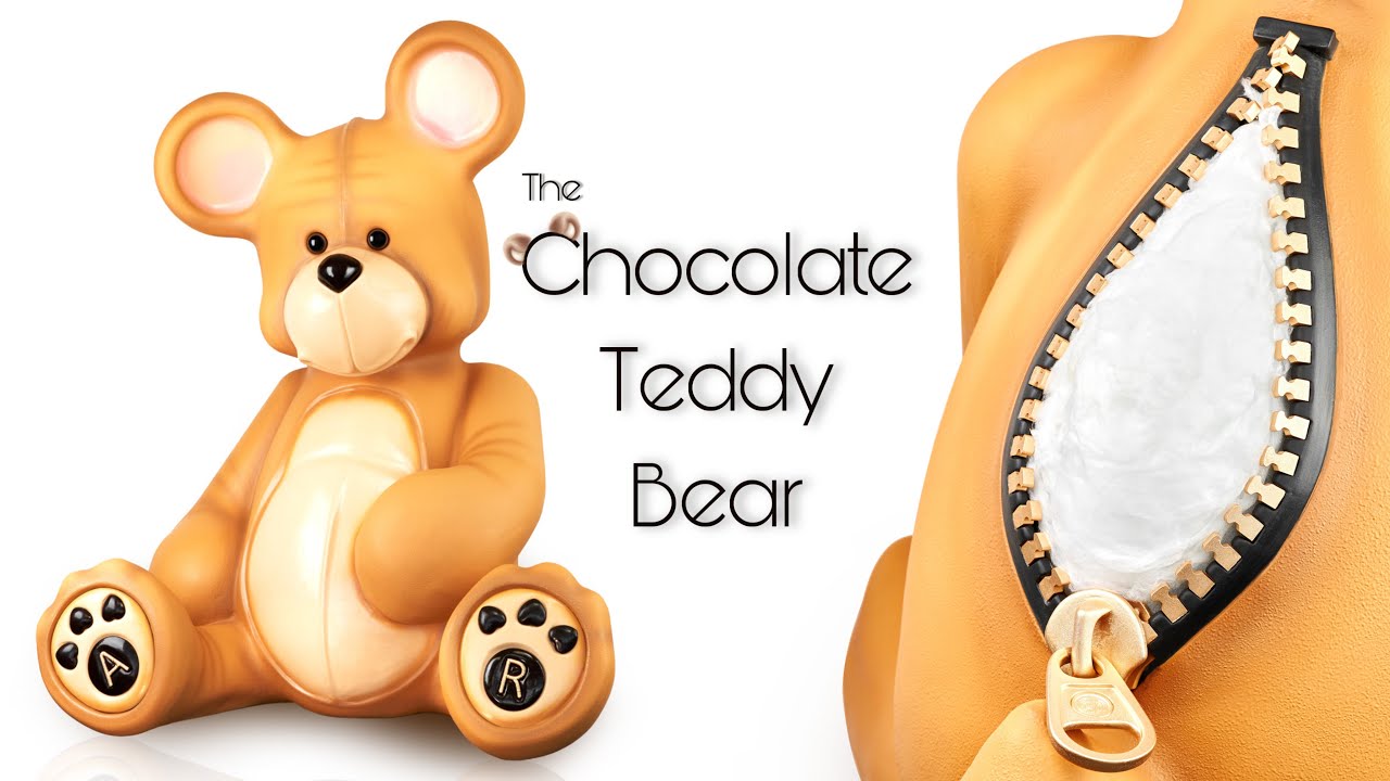 ⁣Chocolate Teddy Bear!