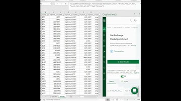 Use =CS.QUERY to get the latest CoinmarketCap exchange market pairs in Excel & Googlesheets