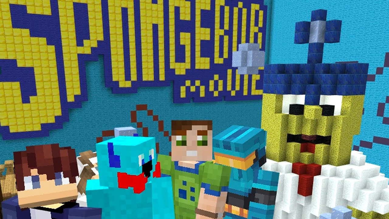 Spongebob The Movie Minigame Map Minecraft Pe Spongebob The Movie Minigame Map Minecraft Pe