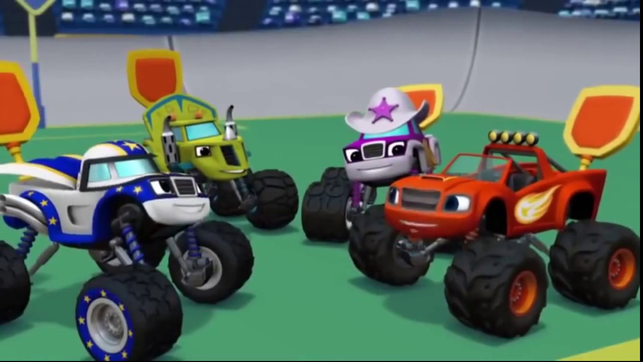 Blaze and the Monster Machines Full Episodes TruckBall Team UP ™-Blaze