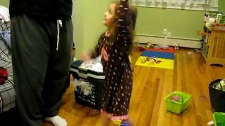 video - 20100117 - 001 - Audrey chants JETS football.AVI