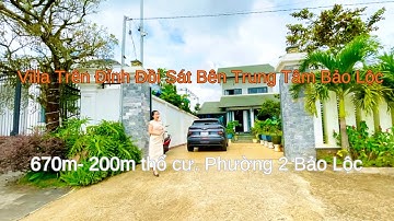 ( 179) 🏡 Villa sân vườn view cực thoáng, gần trung tâm để nghỉ dưỡng | Cù Hương- BẢO LỘC LAND