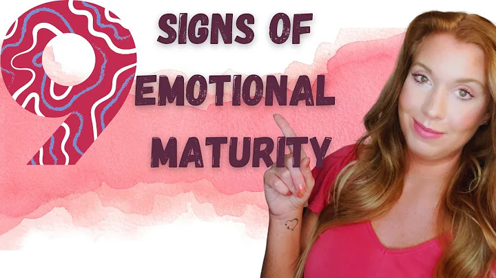 9 signs of emotional maturity