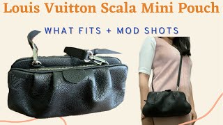 LOUIS VUITTON Mahina Scala Mini Pouch Magnolia 1188512