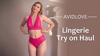 Avidlove Try On Haul With Emma Sirus Cute Pink Lingerie For 2023