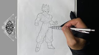 How to Draw Gohan Super Saiyan | Step-by-Step Tutorial | Dragon Ball | Beginners Drawing