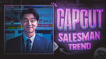 How To Make Trending Salesman (Gong Yoo) Edit In Capcut Tutorial || Capcut Salesman Edit || DarkJen