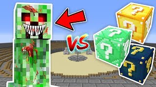 KORKUNÇ CREEPER.EXE VS ŞANS BLOKLARI - Minecraft