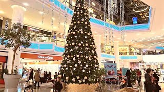 CHRISTMAS LIGHTS IN ISTANBUL, AQUA FLORYA AVM, LUXURIOUS SHOPPING MALL IN ISTANBUL TURKEY