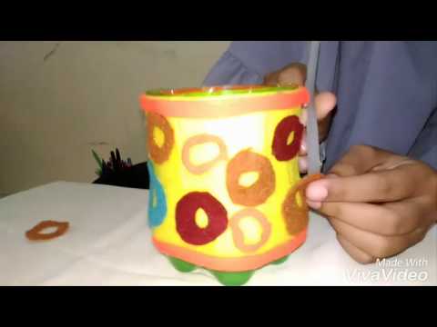 cara-membuat-tempat-pencil-dari-botol-bekas-dan-kain-flanel
