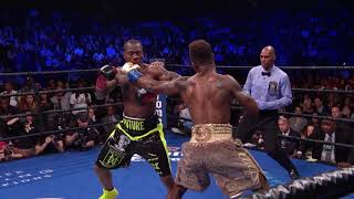 Jermell Charlo vs  Charles Hatley  Devastating Slow Mo KO