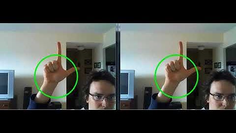 Testing Multiscale Gesture Recognition with HOG Cascades Result Video
