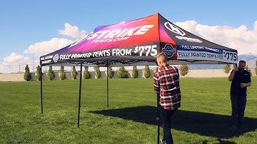 How To Set Up A (10x20) Pop Up Tent From Strike Visuals